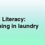 Childhood literacy: the next big thing in laundry