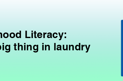 Childhood literacy: the next big thing in laundry